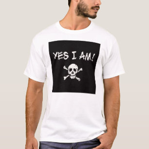 Soy sí una camiseta básica del pirata