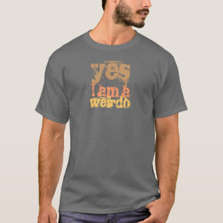 soy sí una camiseta oscura del weirdo