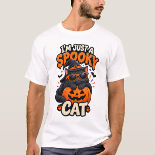 Soy Solo una Camiseta de Gato Espeluznante de Hall