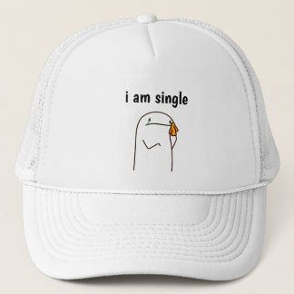Soy Soltero" Gorra de Camionero Minimalista Divert