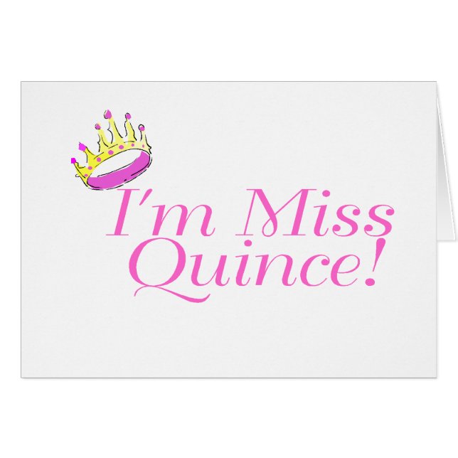 Soy Srta. Quince (Anverso (Horizontal))