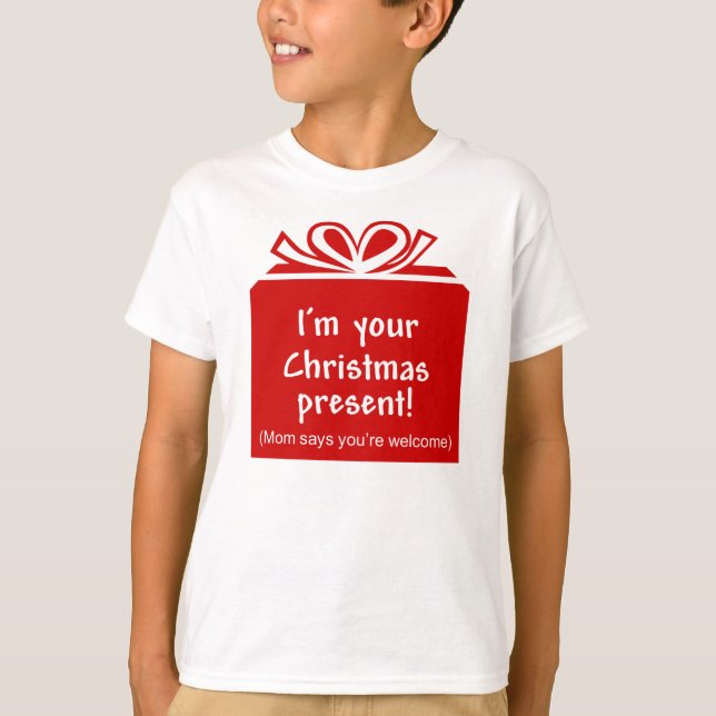 Soy su camisa del bebé del regalo de Navidad (Anverso)