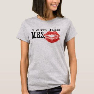 Soy su camiseta de la Sra. Red Lips Brides