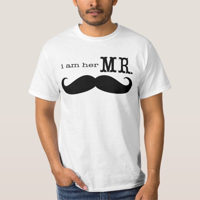 Soy su camiseta de Mustache Grooms (Anverso)
