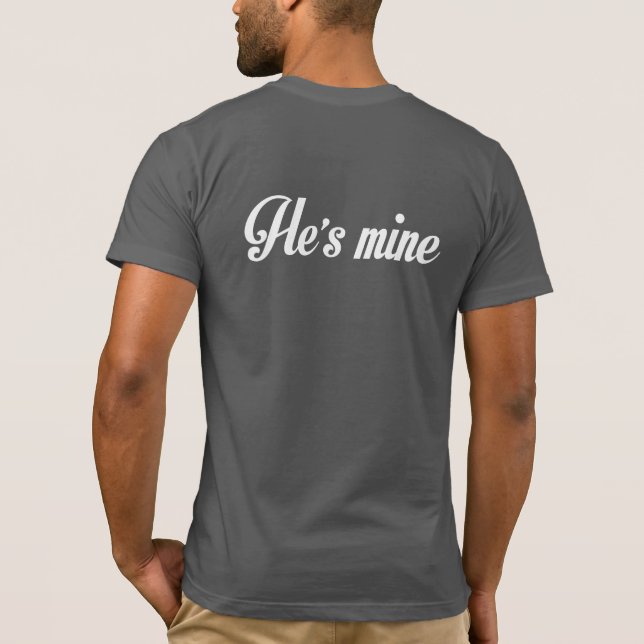 SOY SU CAMISETA DE PAREJAS DE MATRIMONIO GAY (Reverso)