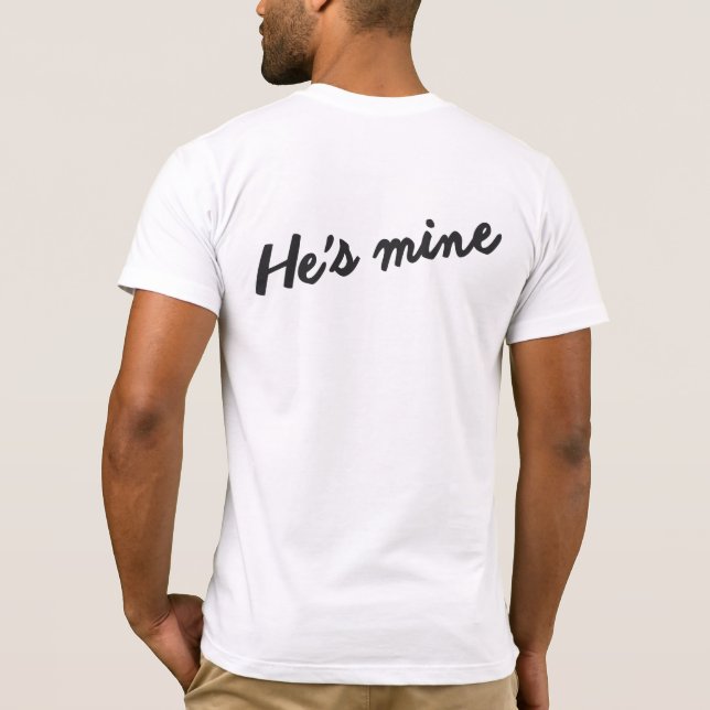 SOY SU CAMISETA DE PAREJAS DE MATRIMONIO GAY (Reverso)