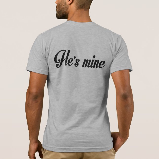 SOY SU CAMISETA DE PAREJAS DE MATRIMONIO GAY (Reverso)