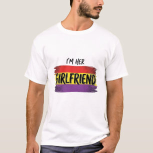 Soy su camiseta vectorial del orgullo arcoíris de