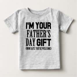 Soy su regalo del día de padre, camisa divertida