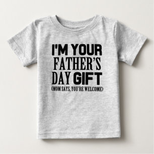 Soy su regalo del día de padre, camisa divertida