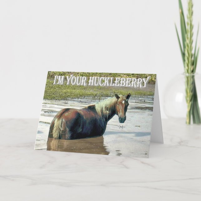 Soy SU tarjeta de felicitación del ARÁNDANO (Anverso)