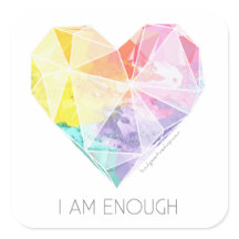 Soy Suficiente - Pegatina Espejo/Escala