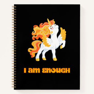 SOY suficiente unicornio 1 cuaderno diario