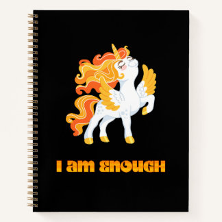SOY suficiente unicornio 1 cuaderno diario