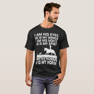 Soy sus ojos que él es mi camiseta de las alas