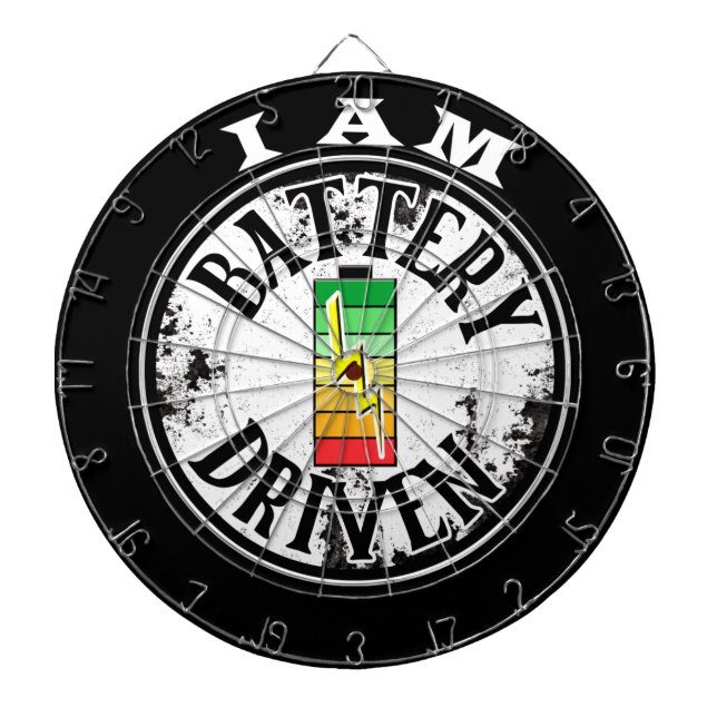 Soy tablero de dardos con batería (Frente)