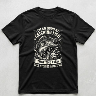 Soy Tan Bueno Atrapando Peces Camiseta Divertida D
