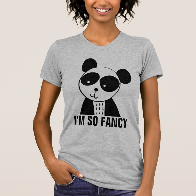 SOY TAN FANCY PANDA OSAR CAMISETAS (Anverso)