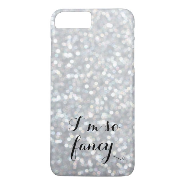 Soy tan Fancy Sparkle iPhone 7 Plus Funda (Reverso)