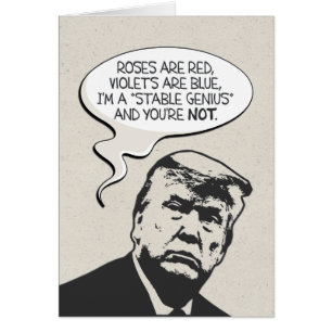 "Soy tarjeta de cumpleaños de Donald Trump de un