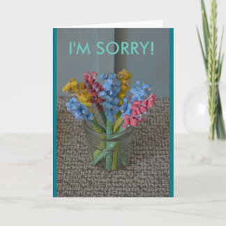 Soy tarjeta de felicitación triste