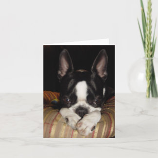 Soy tarjeta de nota triste