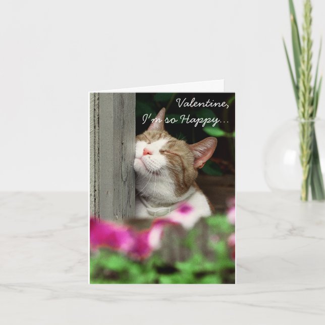 Soy tarjeta del día de San Valentín tan feliz (Anverso)