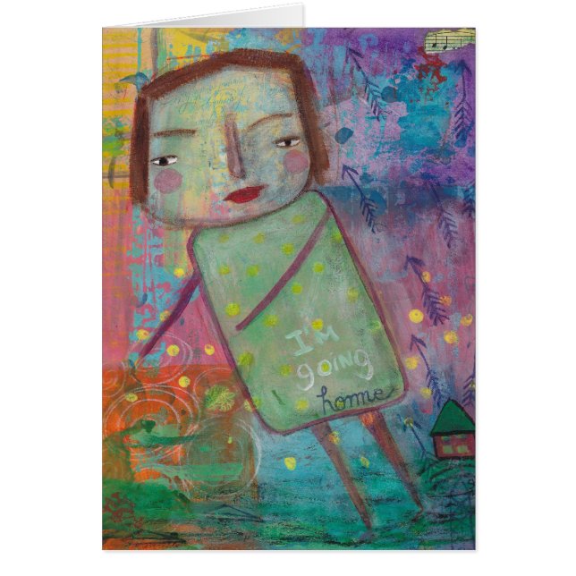 Soy tarjeta en blanco casera que va (Frente)