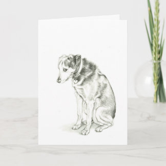 "Soy" tarjeta triste de Dixie