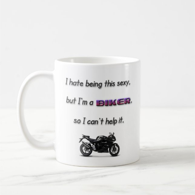 "Soy taza de café de un MOTORISTA" (Izquierda)