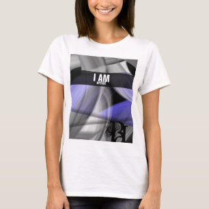 Soy Tendencia de camisetas Resumen Violeta Lavende