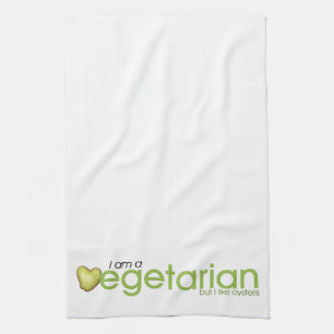 Soy toalla de cocina vertical vegetariana