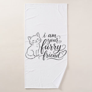 Soy tu amigo peludo Diseño de mascota linda