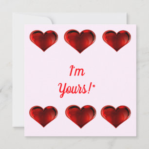Soy tuyo* 2 Tarjeta de nota del Día de San Valentí