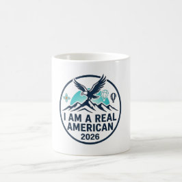 SOY UN AMERICANO DE VERDAD  TAZAS 