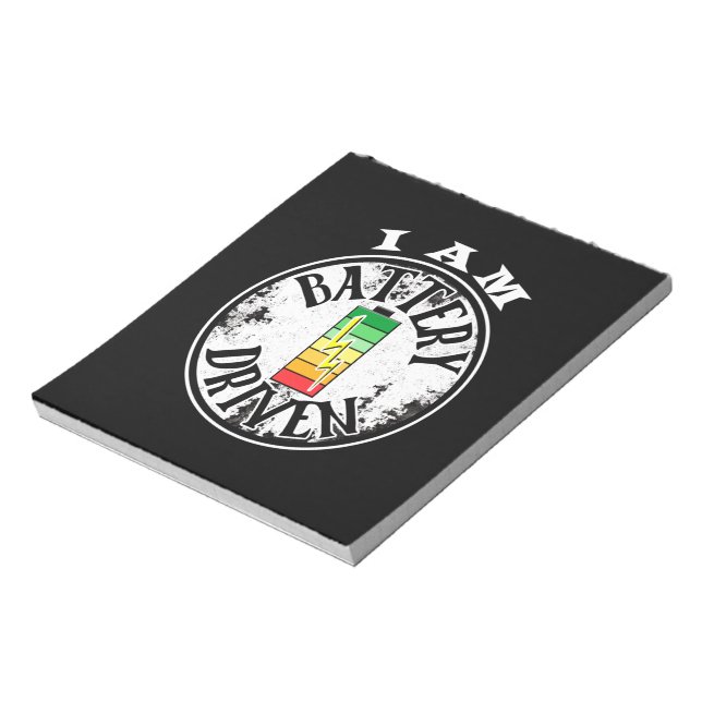 Soy un bloc de notas con batería (Lado Izquierdo)