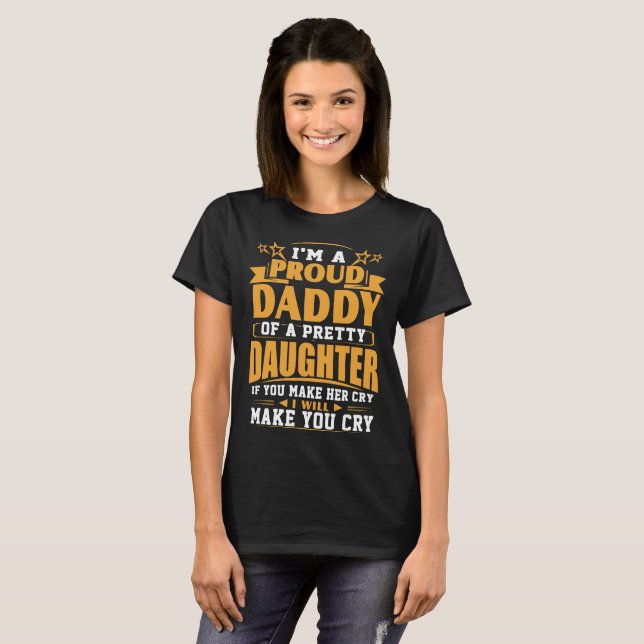 Soy un dady orgulloso de las camisetas de un papá (Anverso completo)