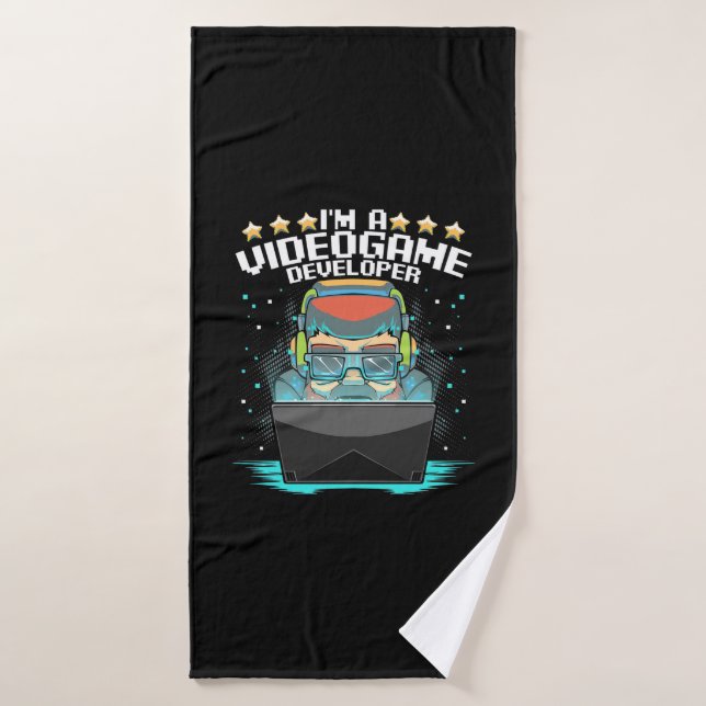 Soy Un Desarrollador De Videojuegos (Toalla de baño)