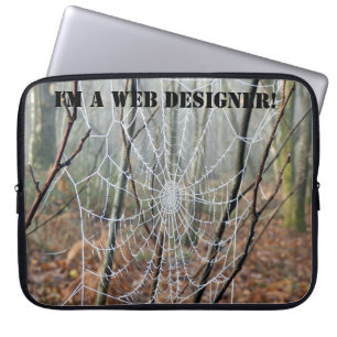 ¡Soy un diseñador WEB! Funda para portátil