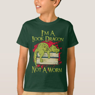 Soy un dragón del libro no una camiseta del gusan