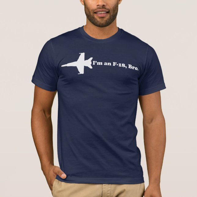 Soy un F-18, camiseta de Bro (Anverso)