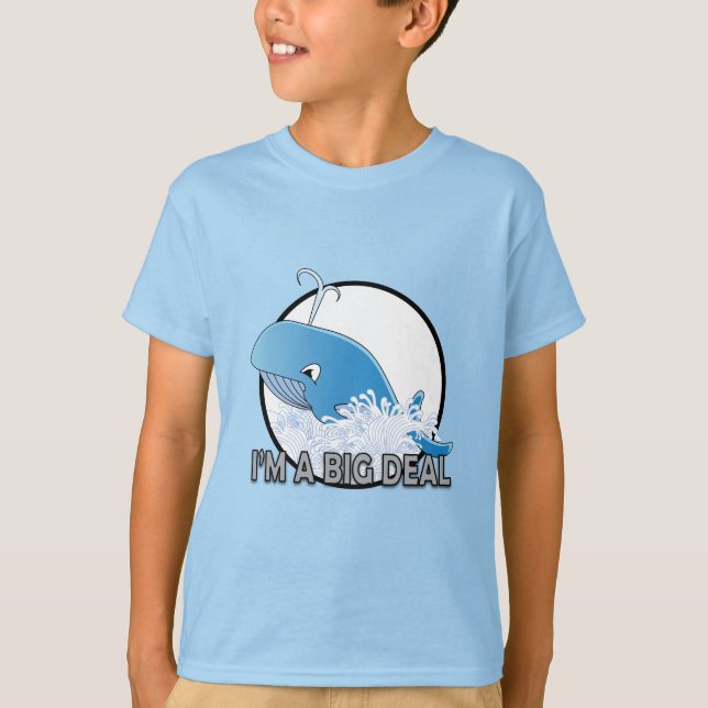 Soy un gran asunto - Camiseta básica para niños (Anverso)