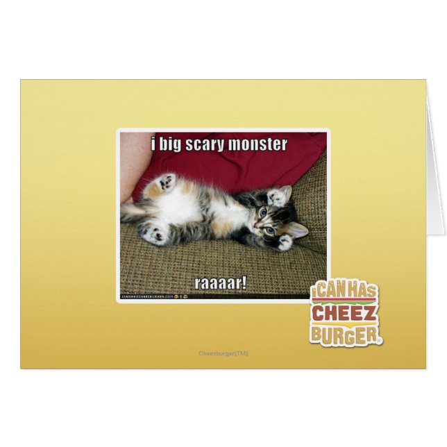 Soy un gran monstruo aterrador (Anverso (Horizontal))