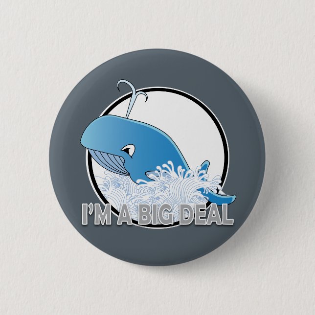 Soy un gran negocio - Estándar, botón redondo de 2 (Anverso)