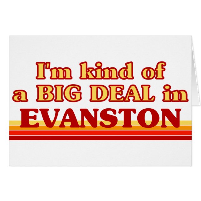 Soy un GRAN TRATO en Evanston (Anverso (Horizontal))