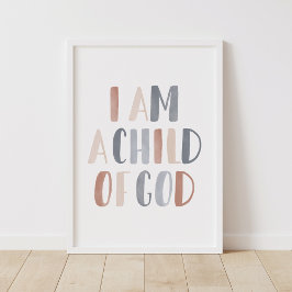 Soy un hijo de Dios Decoración Boho para Habitació