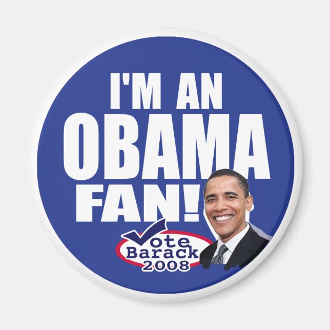 Soy un imán para fans de Obama (Frente)