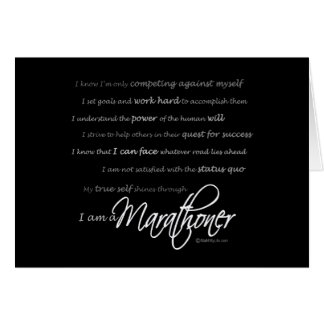 Soy un Marathoner - escritura