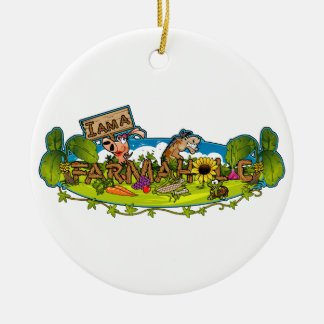Soy un ornamento del navidad de Farmaholic