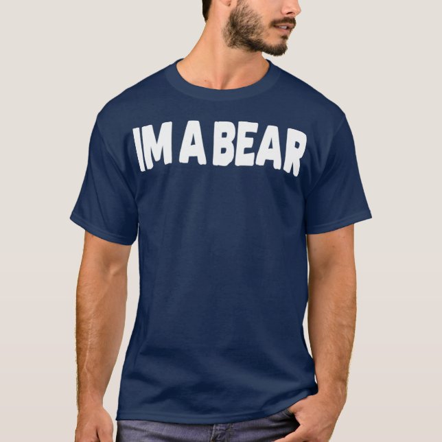 Soy Un Oso Camisa De Oso Gay Oscuro (Anverso)